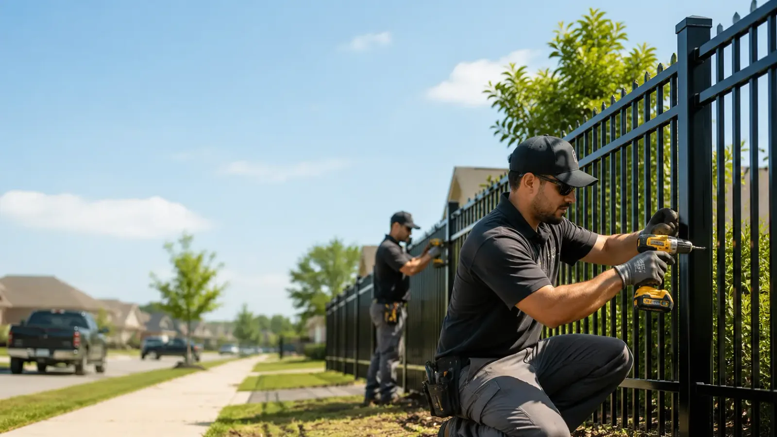 Metal Fence Installation in Kemp, TX